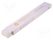 Folding ruler; L: 2m 