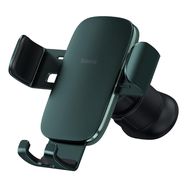 Baseus Metal Age II gravitational car phone holder for ventilation grille green (SUJS000006), Baseus