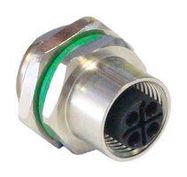 SENSOR CORD, 4P M12 RCPT-FREE END, 3.9"