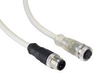 SENSOR CORD, 4P M12 RCPT-M12 PLUG, 23.6"