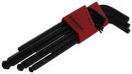 HEX KEY SET, BALL END, 9 PIECES