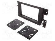 Radio frame; Suzuki; 2 DIN; matt black METRA