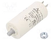 Capacitor: polypropylene; motors, run; 12uF; 470VAC; Ø35x73.5mm KEMET