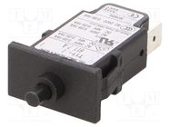 Circuit breaker; Urated: 240VAC; 48VDC; 7A; SPST; Poles: 1; SNAP-IN 