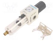 Compressed air regulator; 2300l/min; 1.5÷10bar; 5um; -5÷60°C 