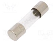 Fuse: fuse; quick blow; 2A; 250VAC; glass; 5x20mm; brass; bulk OPTIFUSE