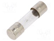 Fuse: fuse; time-lag; 2A; 250VAC; glass; 5x20mm; brass; bulk OPTIFUSE