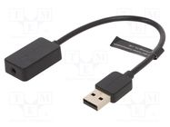 PC extension card: sound; black; Jack 3.5mm socket,USB A plug VENTION