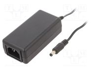 Power supply: switching; 15VDC; 2.4A; Out: 5,5/2,1; 36W; 90÷264VAC ADAPTER