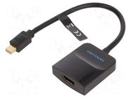 Converter; HDMI socket,mini DisplayPort plug; Len: 0.15m; black VENTION