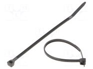 Cable tie; L: 79mm; W: 2.3mm; black; polyamide; 80N; Ømax: 17mm PANDUIT