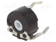 Potentiometer: mounting; horizontal; 200kΩ; 100mW; ±20%; linear PIHER