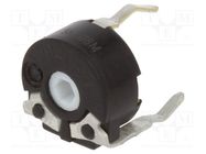 Potentiometer: mounting; horizontal; 5kΩ; 100mW; ±20%; linear PIHER