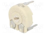 Potentiometer: mounting; horizontal; 100Ω; 330mW; ±20%; linear PIHER