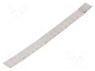Markers; Marking: W; acid resistant steel SS316; -80÷538°C; slide HELLERMANNTYTON