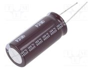 Capacitor: electrolytic; low ESR; THT; 4700uF; 25VDC; Ø18x40mm NICHICON