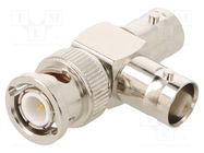 Adapter; BNC male,BNC female; Insulation: POM; 50Ω; Mat: brass AMPHENOL RF