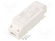 Power supply: switching; LED; 40W; 27÷45VDC; 900mA; 198÷264VAC TRIDONIC