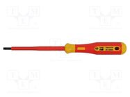 Screwdriver; insulated; slot; SL 4; Blade length: 100mm BERNSTEIN