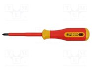 Screwdriver; insulated; Phillips; PH2; Blade length: 100mm BERNSTEIN