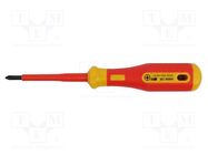 Screwdriver; insulated,slim; PlusMinus cross PH-type; SL/PH1 BERNSTEIN