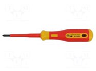 Screwdriver; insulated,slim; PlusMinus PH-type; SL/PH1 BERNSTEIN