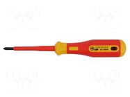 Screwdriver; insulated,slim; PlusMinus PZ-type; PZ/S1 BERNSTEIN