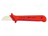 Knife; for electricians; straight; for cables; Overall len: 180mm BERNSTEIN