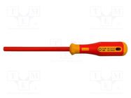 Screwdriver; insulated; 6-angles socket; HEX 3mm BERNSTEIN