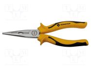 Pliers; half-rounded nose; 160mm BERNSTEIN