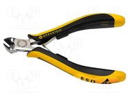 Pliers; end,cutting; ESD; ergonomic handle,return spring; 120mm 