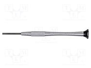 Screwdriver; slot; precision; 2,0x0,4mm; Blade length: 22mm BERNSTEIN