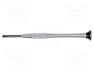 Screwdriver; slot; precision; 2,5x0,4mm; Blade length: 22mm BERNSTEIN