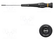 Screwdriver; slot; precision; 3,5x0,6mm; ESD; Blade length: 60mm 