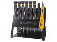 Kit: screwdrivers; ESD; 8pcs. BERNSTEIN