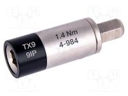 Adapter; max.1.4Nm; Mounting: 1/4"; Kind: torque BERNSTEIN