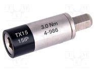 Adapter; max.3Nm; Mounting: 1/4"; Kind: torque BERNSTEIN