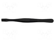 Tweezers; Blade tip shape: shovel; Tweezers len: 145mm; ESD BERNSTEIN