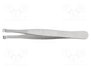 Tweezers; 120mm; Blade tip shape: round; universal BERNSTEIN