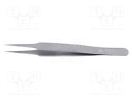 Tweezers; 125mm; Blades: narrowed; Blade tip shape: sharp 