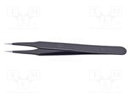 Tweezers; Blade tip shape: sharp; Tweezers len: 110mm; ESD 