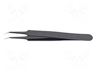 Tweezers; Blade tip shape: sharp; Tweezers len: 110mm; ESD BERNSTEIN