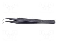 Tweezers; Blade tip shape: sharp; Tweezers len: 120mm; ESD BERNSTEIN