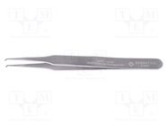 Tweezers; 120mm; Blade tip shape: trapezoidal; universal 