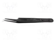 Tweezers; Blade tip shape: sharp; Tweezers len: 115mm; ESD 