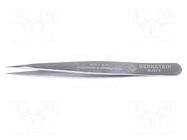 Tweezers; 85mm; Blade tip shape: sharp; universal BERNSTEIN