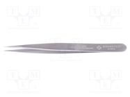 Tweezers; 110mm; Blade tip shape: sharp; universal BERNSTEIN