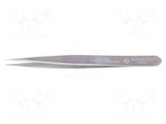 Tweezers; 110mm; Blade tip shape: sharp; universal BERNSTEIN