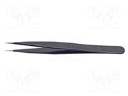 Tweezers; Blade tip shape: sharp; Tweezers len: 110mm; ESD 