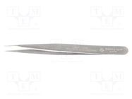 Tweezers; 120mm; Blade tip shape: sharp; universal BERNSTEIN